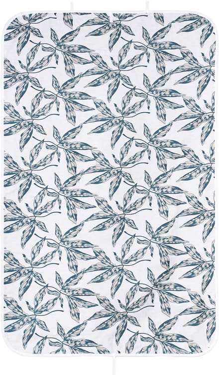 Draagbare Strijkmat - Strijkonderlegger - Efficiënt Strijken - Antislip Onderkant - 75 x 120 cm - Groene Bladeren