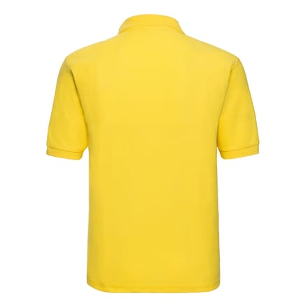 Russell Heren Polycotton Pique Poloshirt (Geel)