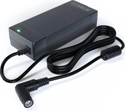 GO SOLID! ® Elektrische fietsoplader geschikt voor Cortina S3 & S4 - 29.4V 2A met 1-polige plug