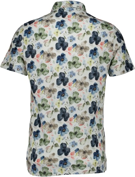 R2 Amsterdam Polo Print Multicolor - Maat S - Heren