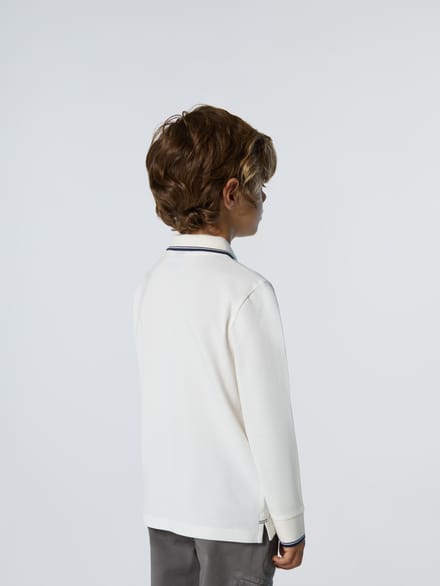 North Sails Polo Shirt Lange mouwen met kraagletters