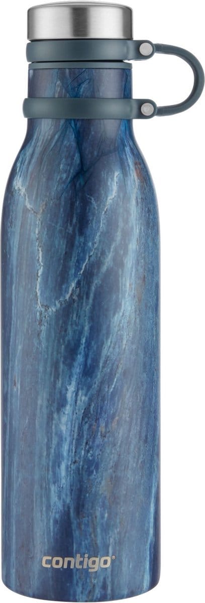 Contigo Matterhorn drinkfles - Blue slate wood - 590ml