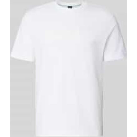 regular fit T-shirt van puur katoen model 'TS_STRUCTURE LOGO 1027473'