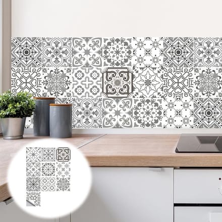 Dailygoods- Tegelstickers Mozaïek - 20 Stuks - Zelfklevende