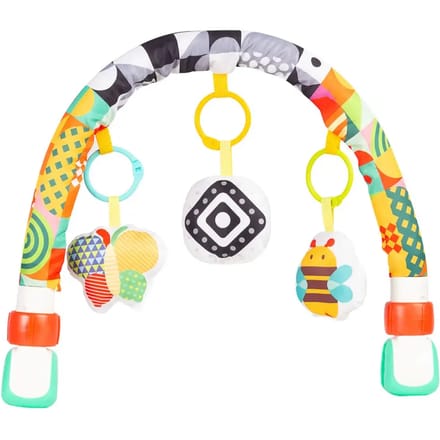 Speelgoed voor de wandelwagen met een motief Toyz