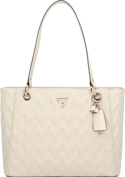 GUESS Schoudertas Shopper Adelard Noel Tote Stone Crème
