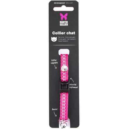 Kattenhalsband nylon Martin Sellier Safety