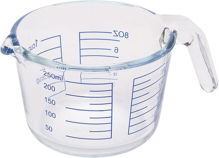 BrandNewCake Maatbeker Glas 250ml