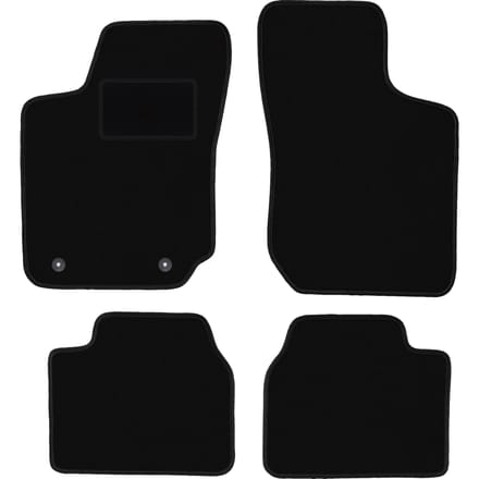Zwarte veloursmatten voor: Opel Corsa B hatchback (1993-2001)