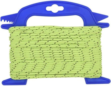 ProPlus Scheerlijn op Haspel - Ø 4 mm x 20 meter - Nylon - Glow in the Dark