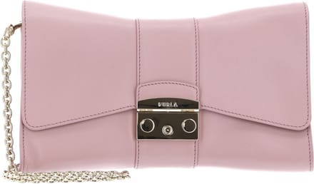 FURLA Leren Schoudertas Koppeling Metropolis Shoulder Bag Remix Alba Roze