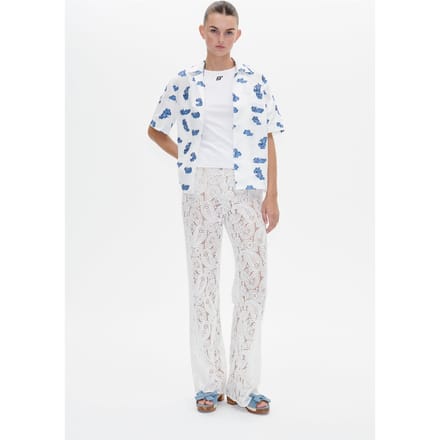 Baum und Pferdgarten Malissa Shirt Blue Bouquet Jacquard Größe: 40 | Blusen Outlet | Damen | Blau