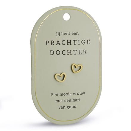 Oorbellen - Goud - Dochter - Miko