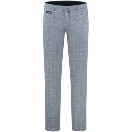 Com4 Broek Modern Chino Check Blauw / male