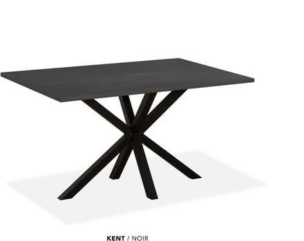 Maxfurn - Eettafel | Zeer krasvast | Kleur: Noir| Afmeting 190x90cm