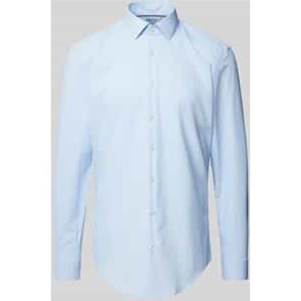 slim fit zakelijk hemd met kentkraag