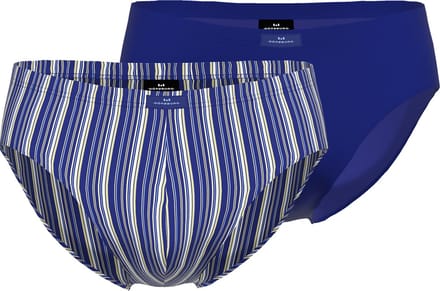 Gotzburg heren sport slip (2-pack) - donkerblauw gestreept