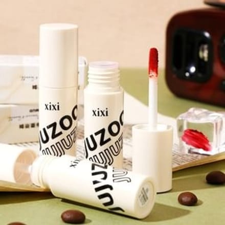 xixi - Mousse and Smoothing Color Lip Mud - 5 Colors #03 Sunset Orange - 1.8g