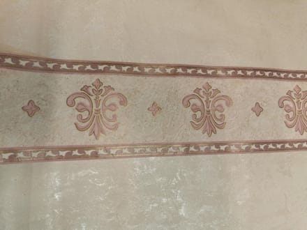 Rehangrand ornament creme beige bruin