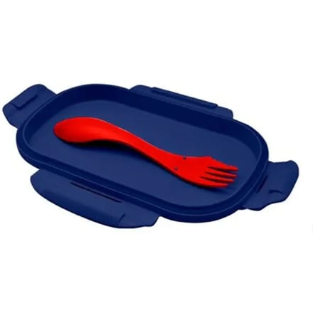 Marvel Spider-man Lunchtrommel met bestek - Broodtrommel spiderman - School