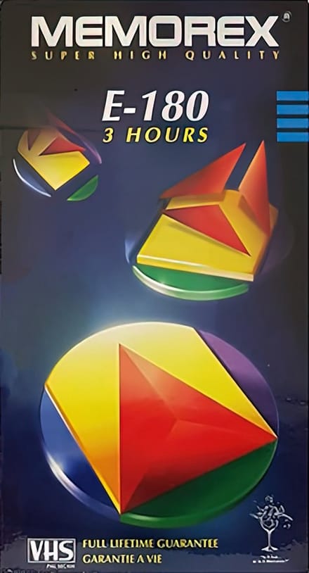 Memorex Super High Quality E-180 VHS Video Cassette