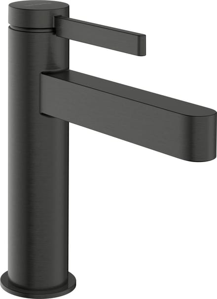 hansgrohe Finoris - Wastafelmengkraan - Ééngreeps bediening - CoolStart energiebesparend - Met trekwaste - 110mm - Brushed Black Chrome