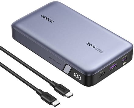 Ugreen – 20.000 mAh Version 2 – Powerbank – 100W PD – LED-display