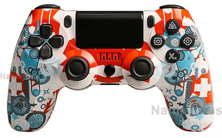 Namajunas - Draadloze Controller geschikt voor PS4/Pro/Slim/PC - Bluetooth gamepad - Geschikt voor Playstation 4 -Zes-assige sensor - LED-lichtbalk en touchscreen-functionaliteit - Audio Jack Input - Gaming Accesoires