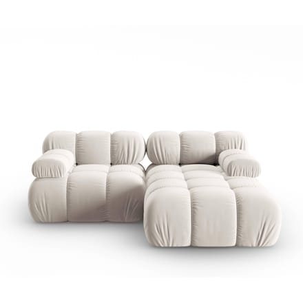 Modulaire-3-zitshoekbank Tropea rechts velvet | Milo Casa