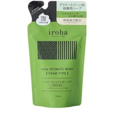 iroha INTIMATE CARE - Intimate Wash Foam Type Bergamot and Bitter Orange Refill 135ml