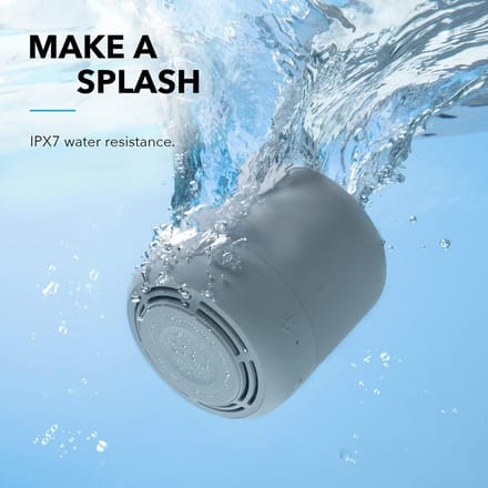 Draagbare Bluetooth Speaker met 360° Geluid, Waterdicht IPX7 en BassUp Technologie