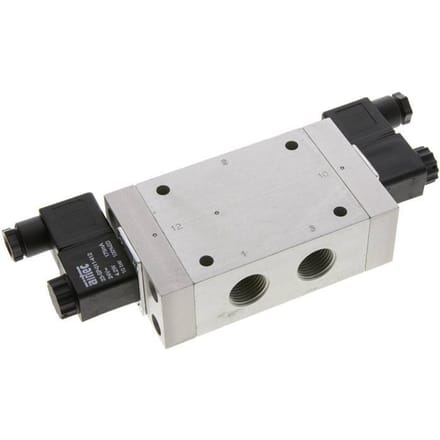 3/2 G1/2'' Bi-Stabiel Magneetventiel 12V DC 1-10bar/14-140psi Airtec
