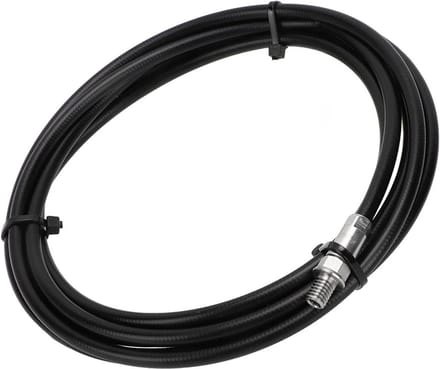 Fietsremslang - Remkabel - Fietsreparatie - Roestvrij staal - 2 Meter - Zwart