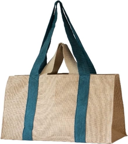 Lunchtas, Organic, Katoen, Navy Blauw, XL - Pebbly