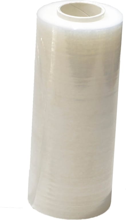 Kortpack - Mini-Stretchfolie 20my dik x 25cm breed x 300mtr lang - 12 rollen - Transparant - Bundelfolie - Minirollen - (005.0110)