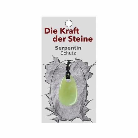 Hanger met Krachtsteen Serpentijn