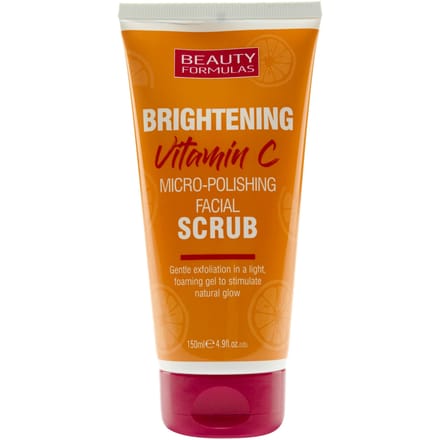 Beauty Formulas Brightening Vitamin C Micro-Polishing Facial Scrub - 150 ml