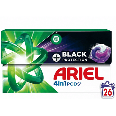Ariel 4in1 Wasmiddel Pods Revitablack - 26 stuks