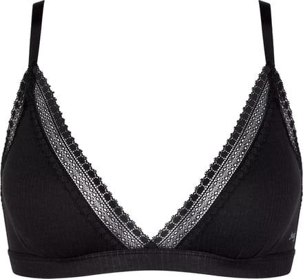 Sloggi Women GO Ribbed Bralette - bralette - zwart