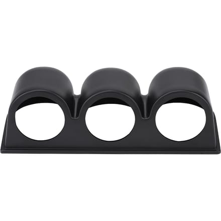 Zwart Universeel 52mm 2 3 Gats Triple Dashboard Meter Pod Mount Houder zwart