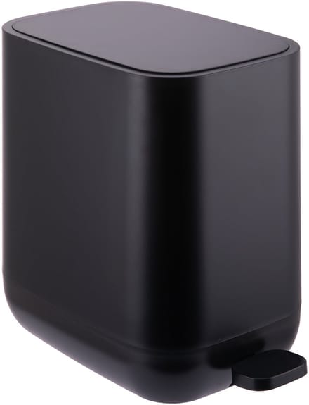 Pedaalemmer - 7 liter - softclose - badkamer - zwart