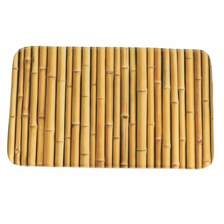 Tendance Badmat Mekong - antislip - microfiber - bamboe thema - 45 x 75 cm - douchemat