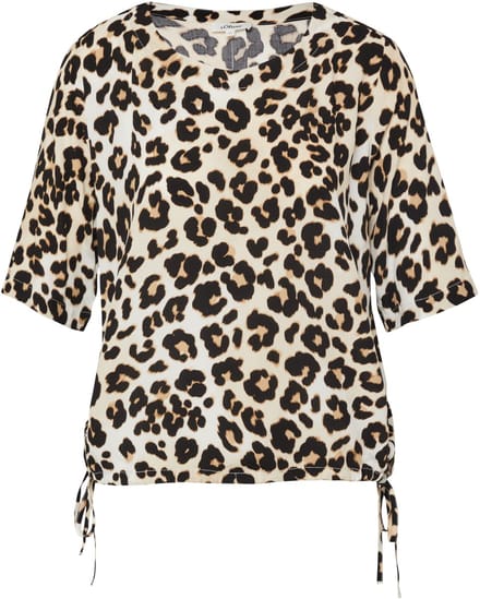 Chemisier blouse met verstelbare zoom voor dames s.Oliver