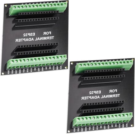 By shayne - ESP32 Breakout Board - Microcontroller - Dubbellaagse printplaat - 30PIN - WiFi en Bluetooth - Geschikt voor Arduino - 2 stuks