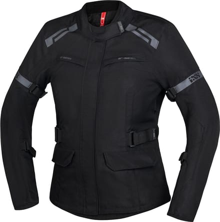 IXS Evans-ST 2.0 Waterdichte Dames Touring Zwart Textiele Motorjas - Jas