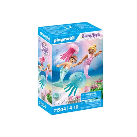 PLAYMOBIL Princess Magic Zeemeerminkinderen met kwallen - 71504