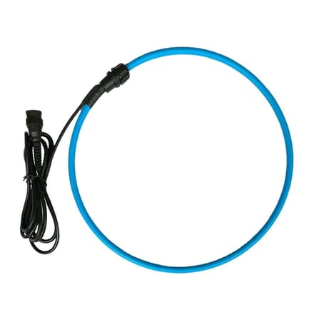 Lekkagestroom sensor - Stroomtang - Stroom meten - Flexibele spoel - 300mm diameter - Zwart