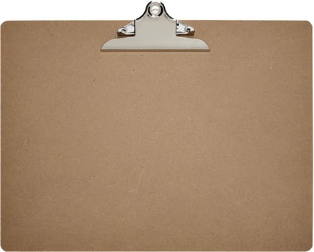6x Klembord MAUL Classic A3 dwars hardboard - set 6 stuks
