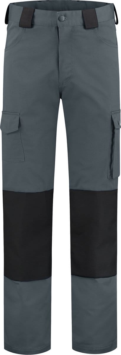 Top Rock Werkbroek WBC6040-006 katoen/poly - Grijs/Zwart - 48