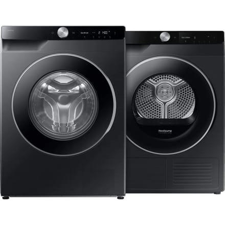 Samsung WW11DG6B85LB AI Wash + Samsung DV90DG6845LBU3 AI Dry+